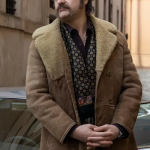 Edoardo Pesce The Big Fake Leather Coat